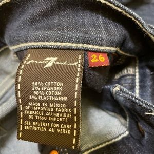 7 for All Mankind- Bootcut Jeans- Sz 26- In Excellent Used Condition